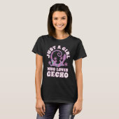 Just A Girl Who Loves Leopard Geckos T-Shirt (Vorne ganz)