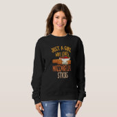 Just A Girl Who Loves Mozzarella Sticks  1 Sweatshirt (Vorne ganz)