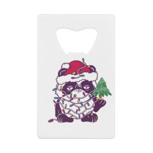 Just a girl who loves pandas - Cute Christmas Bear Geldbeutel Flaschenöffner