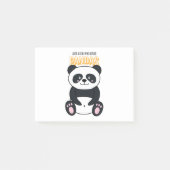 Just A Girl Who Loves Pandas Post-it Klebezettel (Vorderseite)