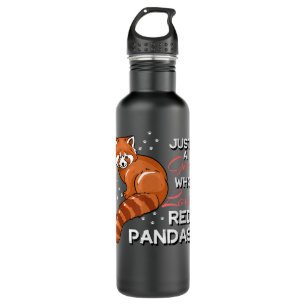 Just A Girl Who Loves Red Pandas Funny Red Panda Q Edelstahlflasche