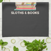 Just a girl who loves sloths and books Reader T-Sh Geschirrtuch (Gefaltet)
