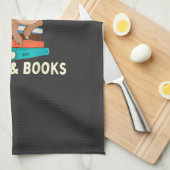 Just A Girl Who Loves Sloths & Books - Bookworm Re Geschirrtuch (Viertel Falte)