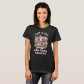 Just A Girl Who Loves Snakes 5 T-Shirt (Vorne ganz)