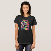 Just A Girl Who Loves Tennis  Tennis Player Sports T-Shirt (Vorne ganz)