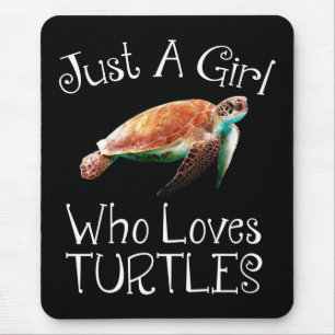 Just A Girl Who Loves Turtles Mousepad