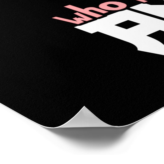 Just A Girl Who Really Loves Anime Poster (Ecke)