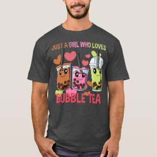 Just A Girls Who Lieben Bubble Tee - Funny Boba Te
