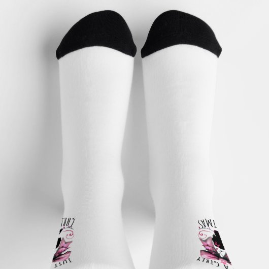 Just A Girly Christmas Socken (Oben)