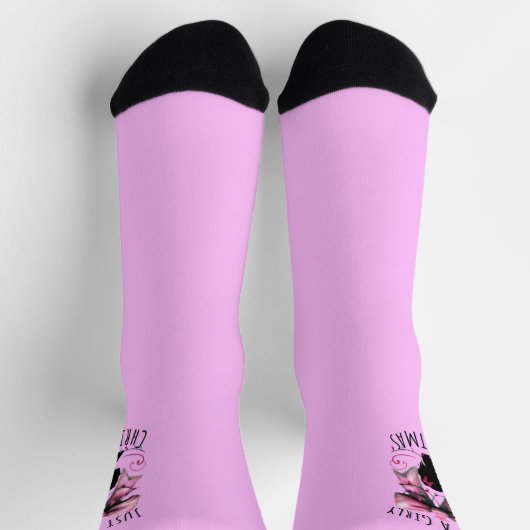 Just A Girly Christmas  Socken (Oben)