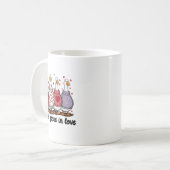 Just A Goose In Love Valentine Funny Goose Men Wom Kaffeetasse (Vorderseite Links)