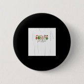 Just A Jolly Cute Goose Funny Merry Goosemas Chris Button (Vorderseite)