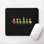 Just A Jolly Cute Goose Funny Merry Goosemas Chris Mousepad (Mit Mouse)