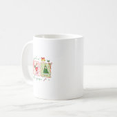 Just A Jolly Goose Christmas Lights Ne Bow Coquett Kaffeetasse (Vorderseite Links)