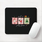 Just A Jolly Goose Christmas Silly Goose Funny Xma Mousepad (Mit Mouse)