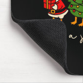 Just A Jolly Goose Christmas Silly Goose Funny Xma Mousepad (Ecke)