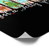 Just A Jolly Goose Funny Christmas Men Women Kids Poster (Ecke)