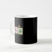 Just A Jolly Goose Funny Goose Santa Reindeer Cute Kaffeetasse (Vorderseite Links)