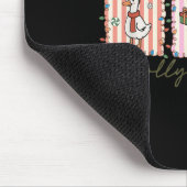 Just A Jolly Goose Funny Goose Santa Reindeer Cute Mousepad (Ecke)