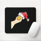 Just A Jolly Goose Funny Silly Goose Santa Christm Mousepad (Mit Mouse)