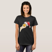 Just A Jolly Goose Funny Silly Goose Santa Christm T-Shirt (Vorne ganz)