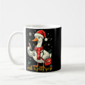 Just A Jolly Goose Nurse Christmas Funny Goose Nur Kaffeetasse (Links)