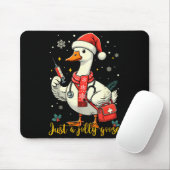 Just A Jolly Goose Nurse Christmas Funny Goose Nur Mousepad (Mit Mouse)