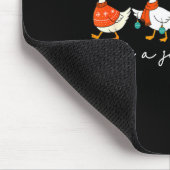 Just A Jolly Goose Santa Christmas Goose Farm Merr Mousepad (Ecke)