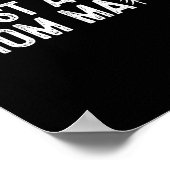 Just A Kid From Maine Simple Quote Root  Poster (Ecke)