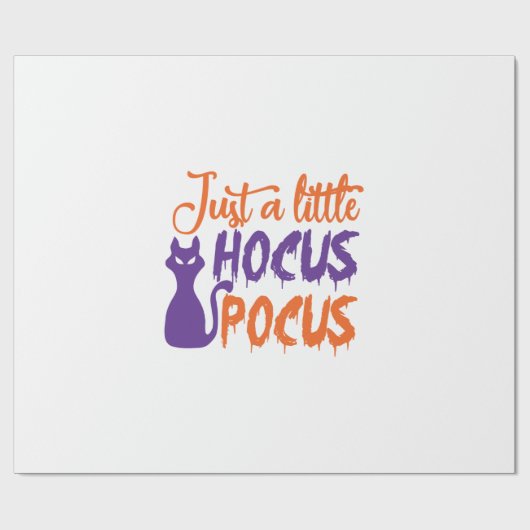 just a little hocus pocus geschenkpapier (Flach)