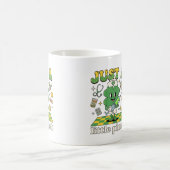 Just A Little Pinch Shamrock Nurse St Patricks Day Kaffeetasse (Mittel)