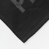 Just A Little Ray Of Tch Black Halloween Skeleton  Fleecedecke (Ecke)