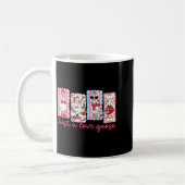 Just A Love Goose Cute Valentine Geese Coquette Wo Kaffeetasse (Links)