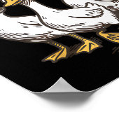 Just A Love Goose Funny Goose Happy Valentine’s Da Poster (Ecke)