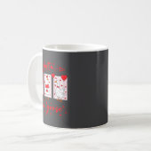 Just A Love Goose Funny Valentine Cute Goose For W Kaffeetasse (Vorderseite Links)