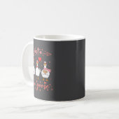 Just A Love Goose Funny Valentine Cute Goose For W Kaffeetasse (Vorderseite Links)