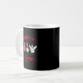 Just A Love Goose Funny Valentine Cute Goose For W Kaffeetasse (Vorderseite Links)