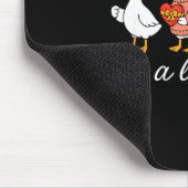 Just A Love Goose Valentine Duck Silly Goose Valen Mousepad (Ecke)