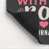 Just a Mama in Love with Her Boy Mousepad (Ecke)