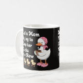 Just a mom trying to keep her ducks in a row kaffeetasse (Vorderseite Links)
