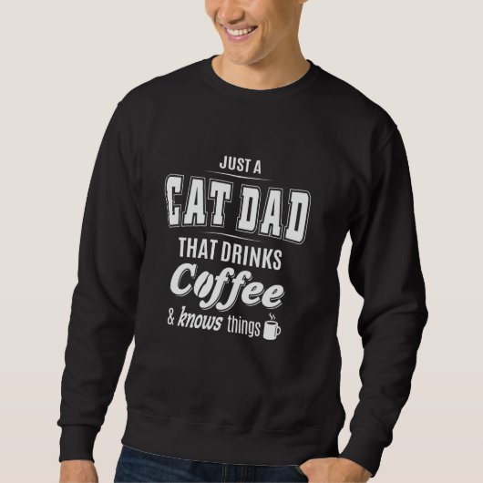 Just A Receptionist Funny Coffee Drinker Lover Gif Sweatshirt (Vorderseite)