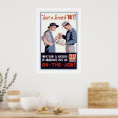 "Just a Scratch" Erste Hilfe Poster (Küche)