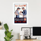 "Just a Scratch" Erste Hilfe Poster (Heimbüro)