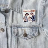 "Just a Scratch" Erste Hilfe Poster Button (Beispiel)