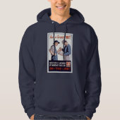 "Just a Scratch" Erste Hilfe Poster Hoodie (Vorderseite)