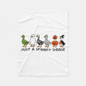 Just A Soky Goose Funny Halloween Silly Animal Wit Fleecedecke (Vorderseite)