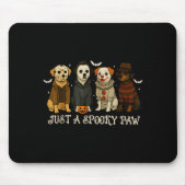 Just A Soky Paw Funny Dog Halloween Characters  Mousepad (Vorne)