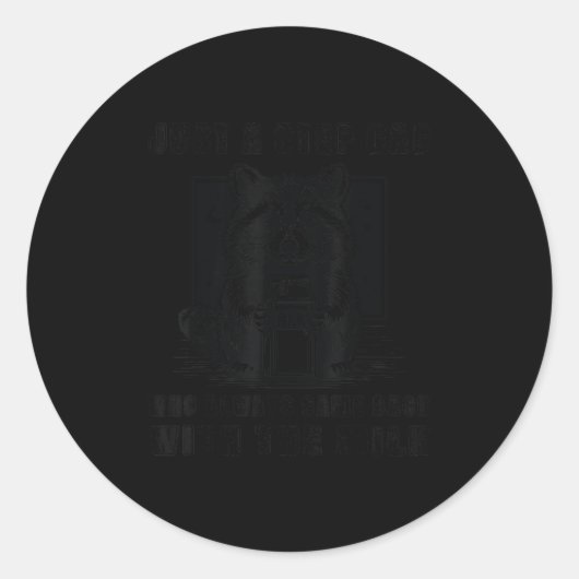 Just A Step Dad Who Always Came Back With The Milk Runder Aufkleber (Vorderseite)