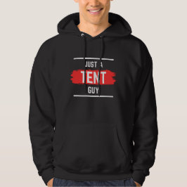 'Just a TENT Typ' Typografie, Hochzeit, lustig Hoodie