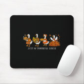 Just A Thankful Goose Funny Silly Goose Thanksgivi Mousepad (Mit Mouse)